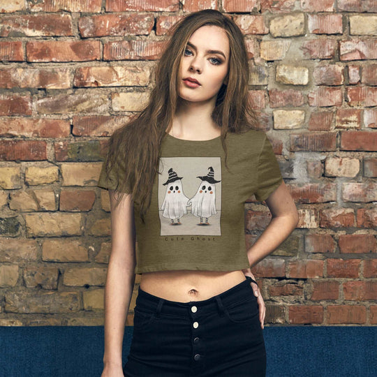 Cute Ghost Women’s Crop Tee