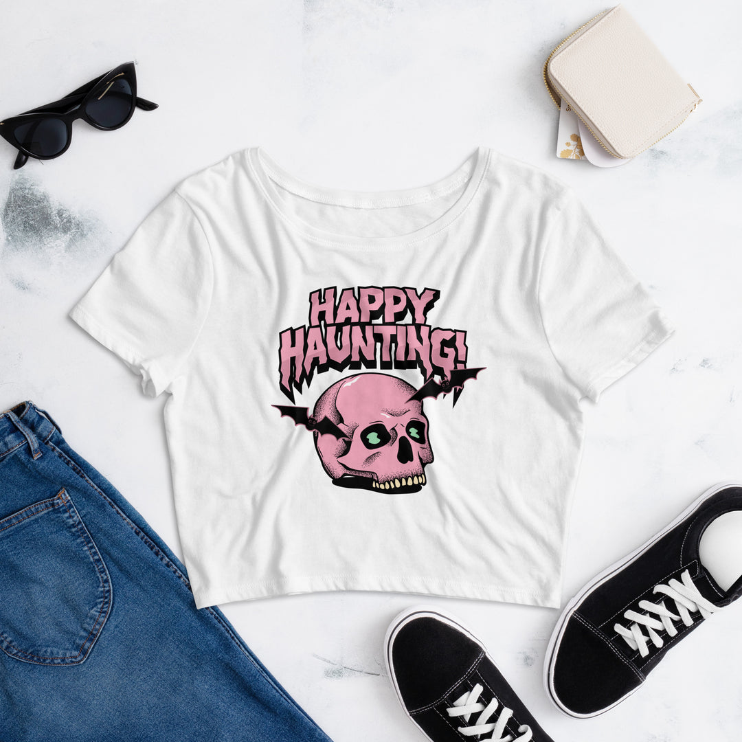 Happy Hunting Women’s Crop Tee - Wave Fusions