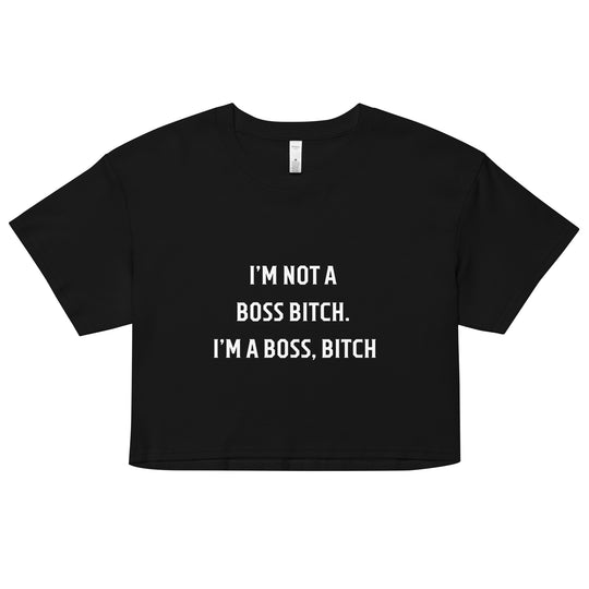 Boss Bitch Women’s crop top - Wave Fusions