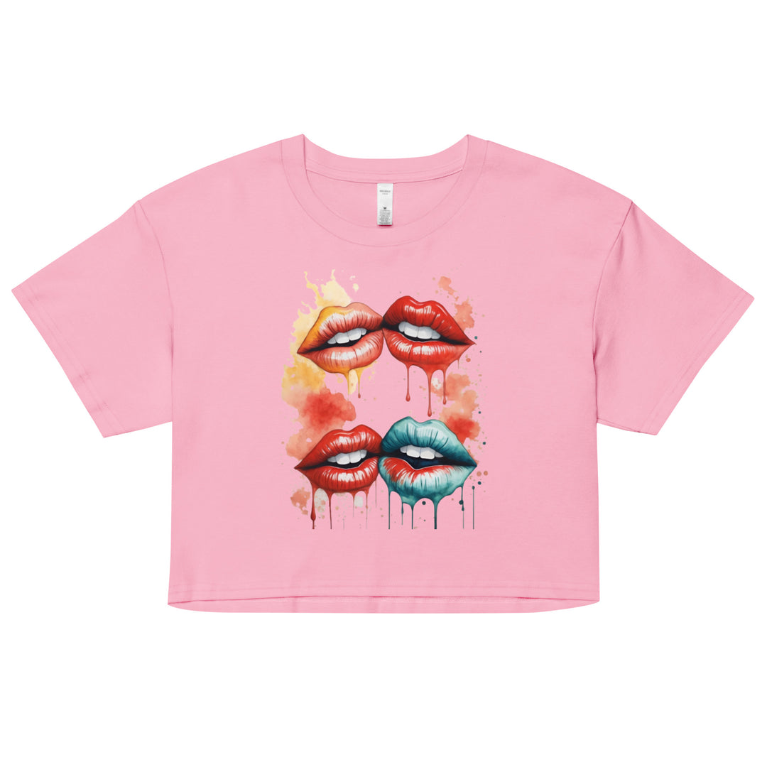 Lips Women’s crop top - Wave Fusions