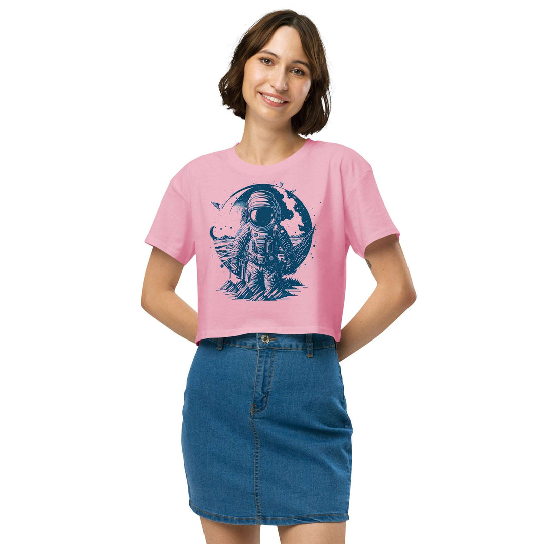 Astronaut's Women’s crop top