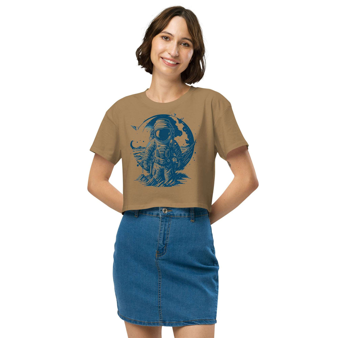 Astronaut's Women’s crop top