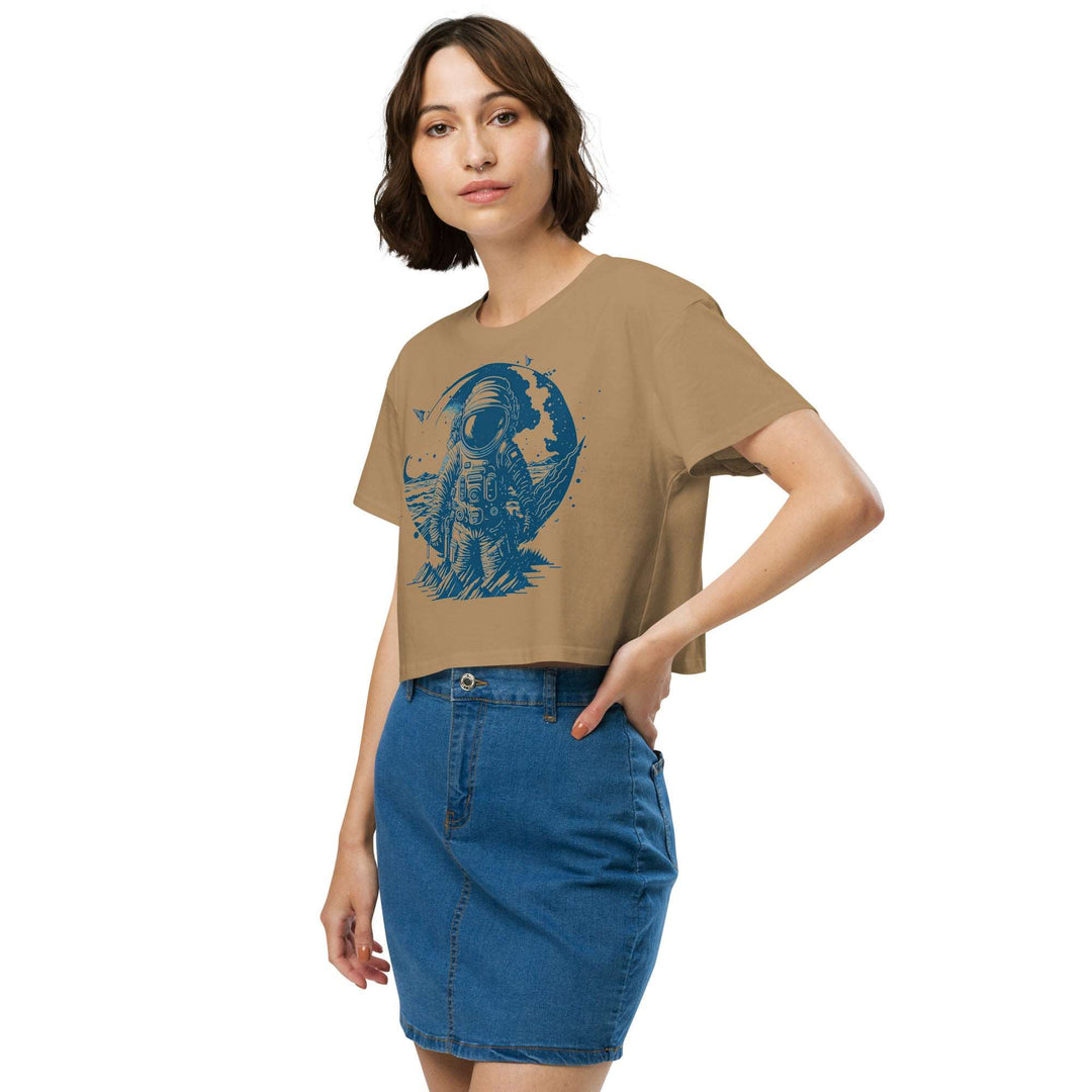 Astronaut's Women’s crop top