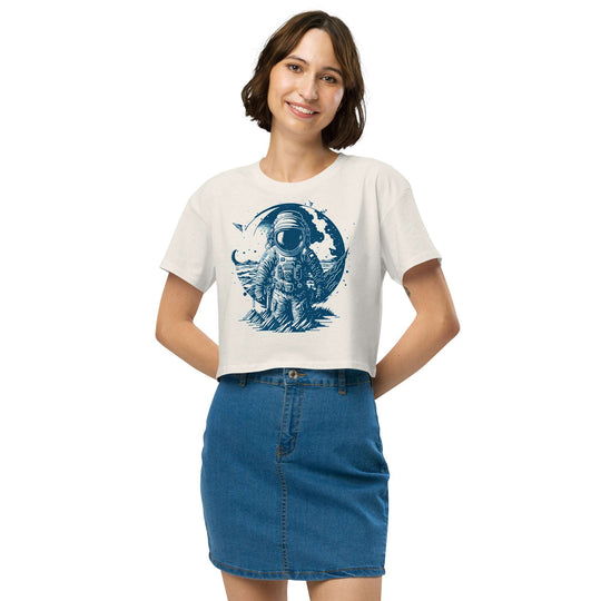 Astronaut's Women’s crop top