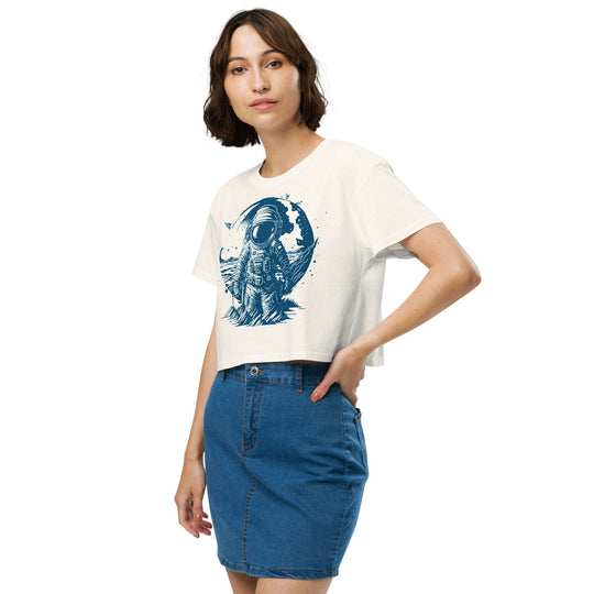 Astronaut's Women’s crop top