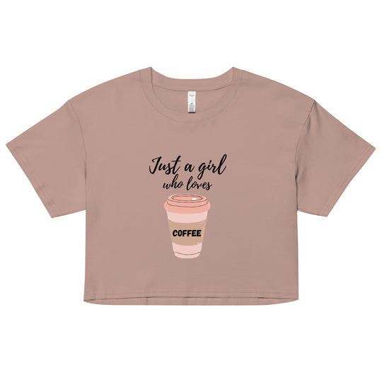 Coffee Lover Women’s crop top - Wave Fusions