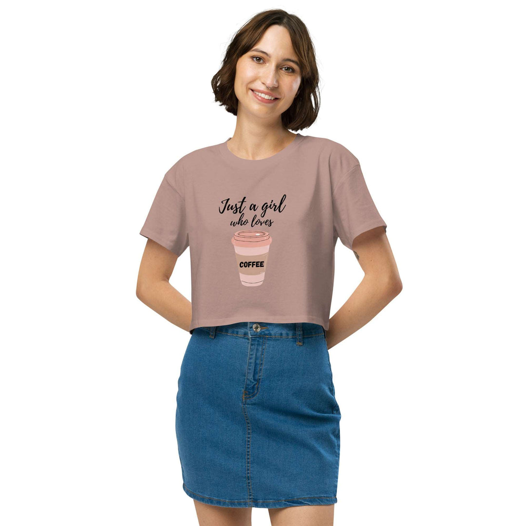 Coffee Lover Women’s crop top