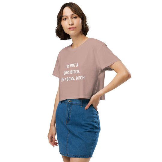 Boss Bitch Women’s crop top