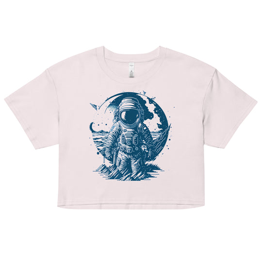 Astronaut's Women’s crop top - Wave Fusions