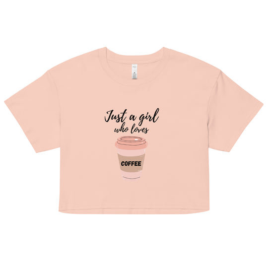 Coffee Lover Women’s crop top - Wave Fusions