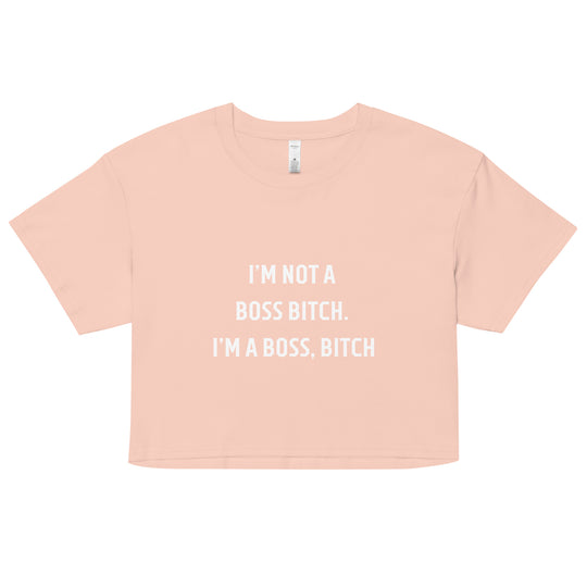 Boss Bitch Women’s crop top - Wave Fusions