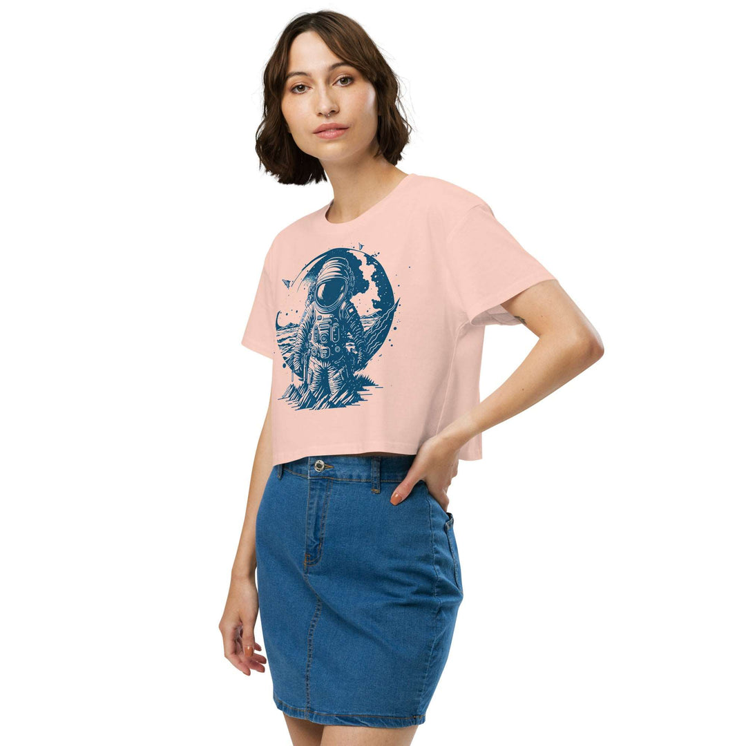 Astronaut's Women’s crop top