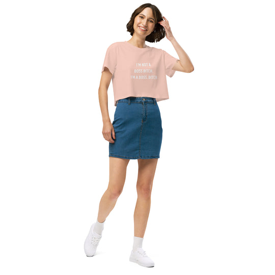 Boss Bitch Women’s crop top - Wave Fusions