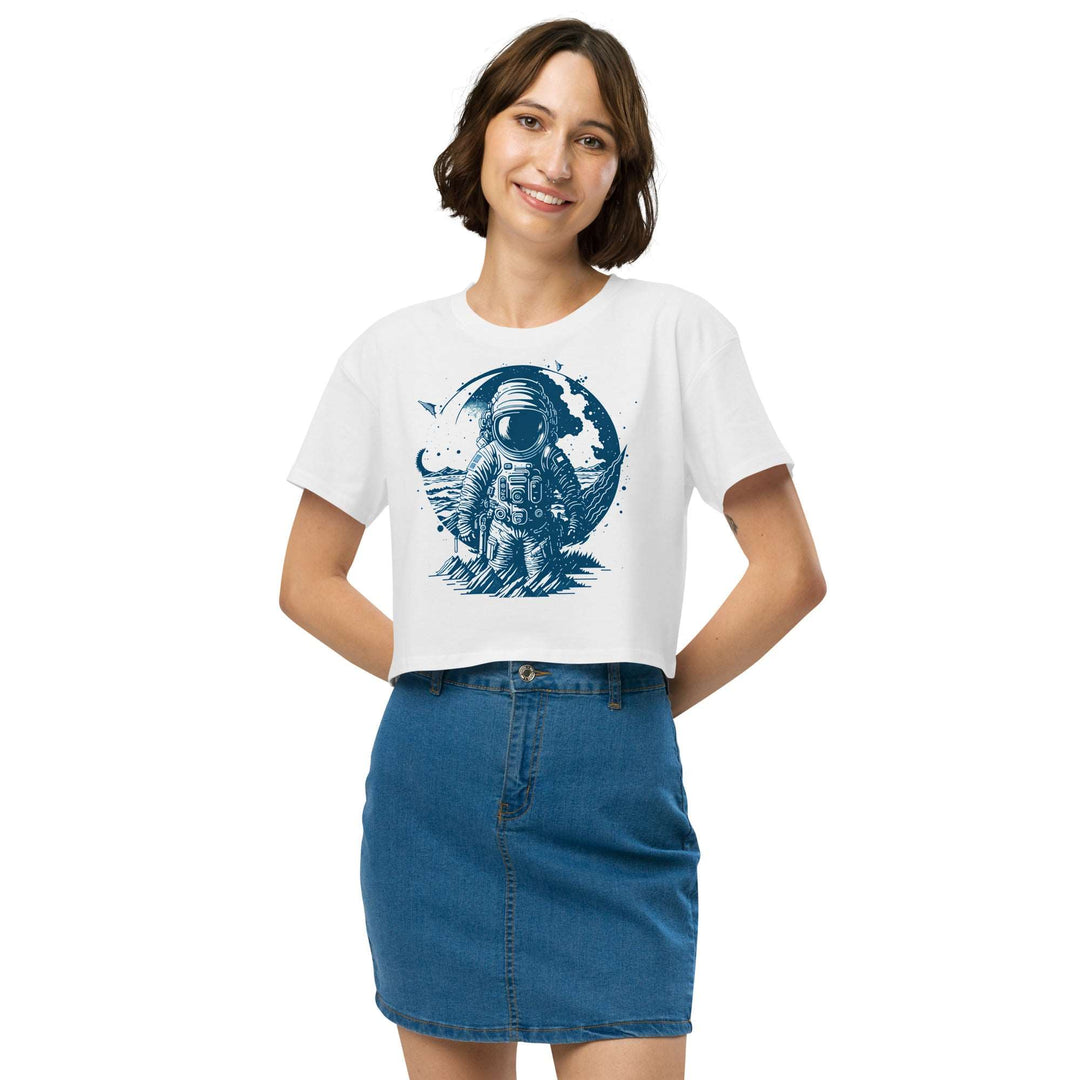 Astronaut's Women’s crop top