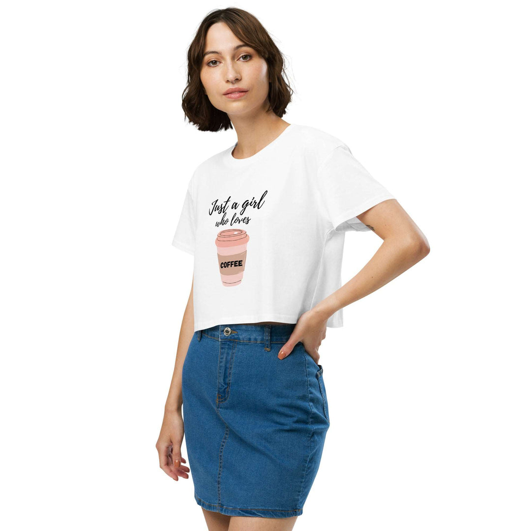 Coffee Lover Women’s crop top