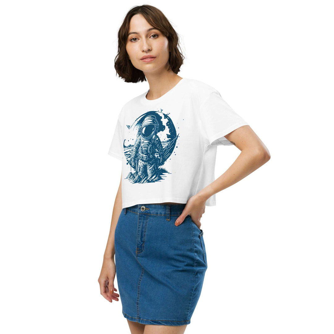 Astronaut's Women’s crop top