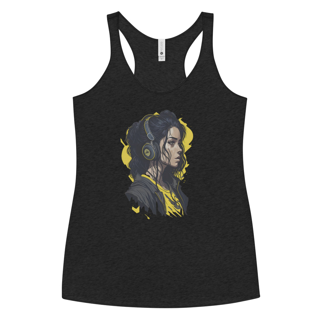 Women's Racerback Tank - Wave Fusions